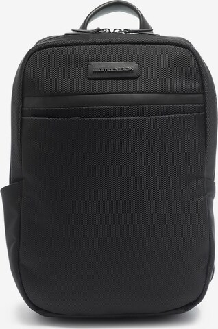 Zaino 'Zaino Uomo Momo Design Ecopelle con Zip - 28x45x20 cm' di Momo Design in nero: frontale