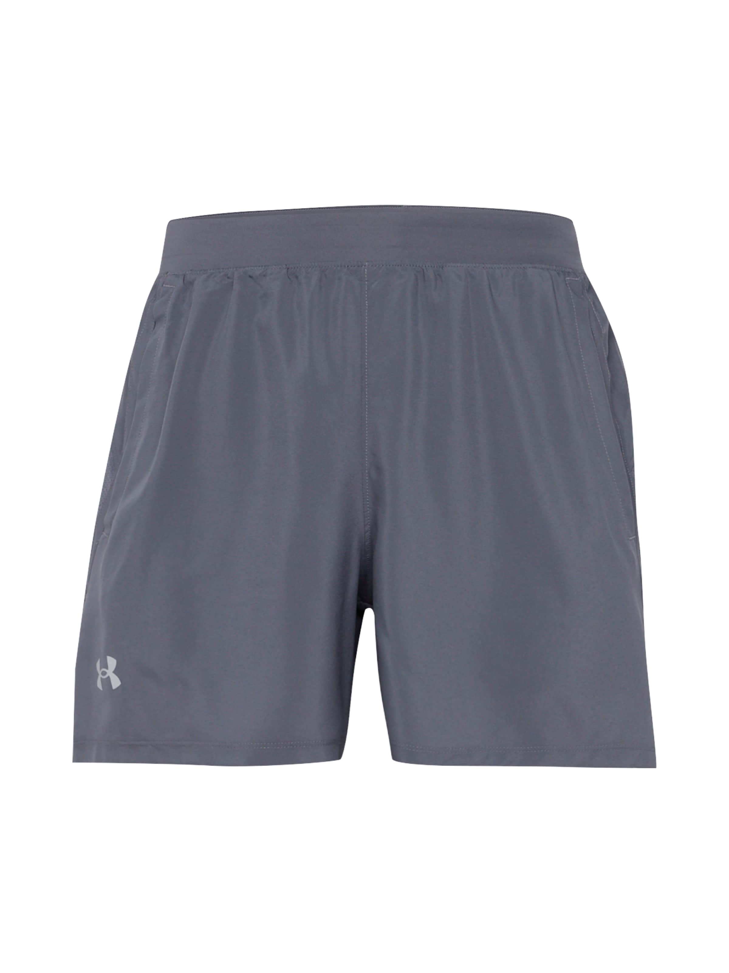 UNDER ARMOUR Regular Workout Pants 'Launch 5' in Grey: front