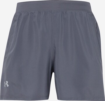 UNDER ARMOUR Regular Sports trousers 'Launch 5' in Grey: front