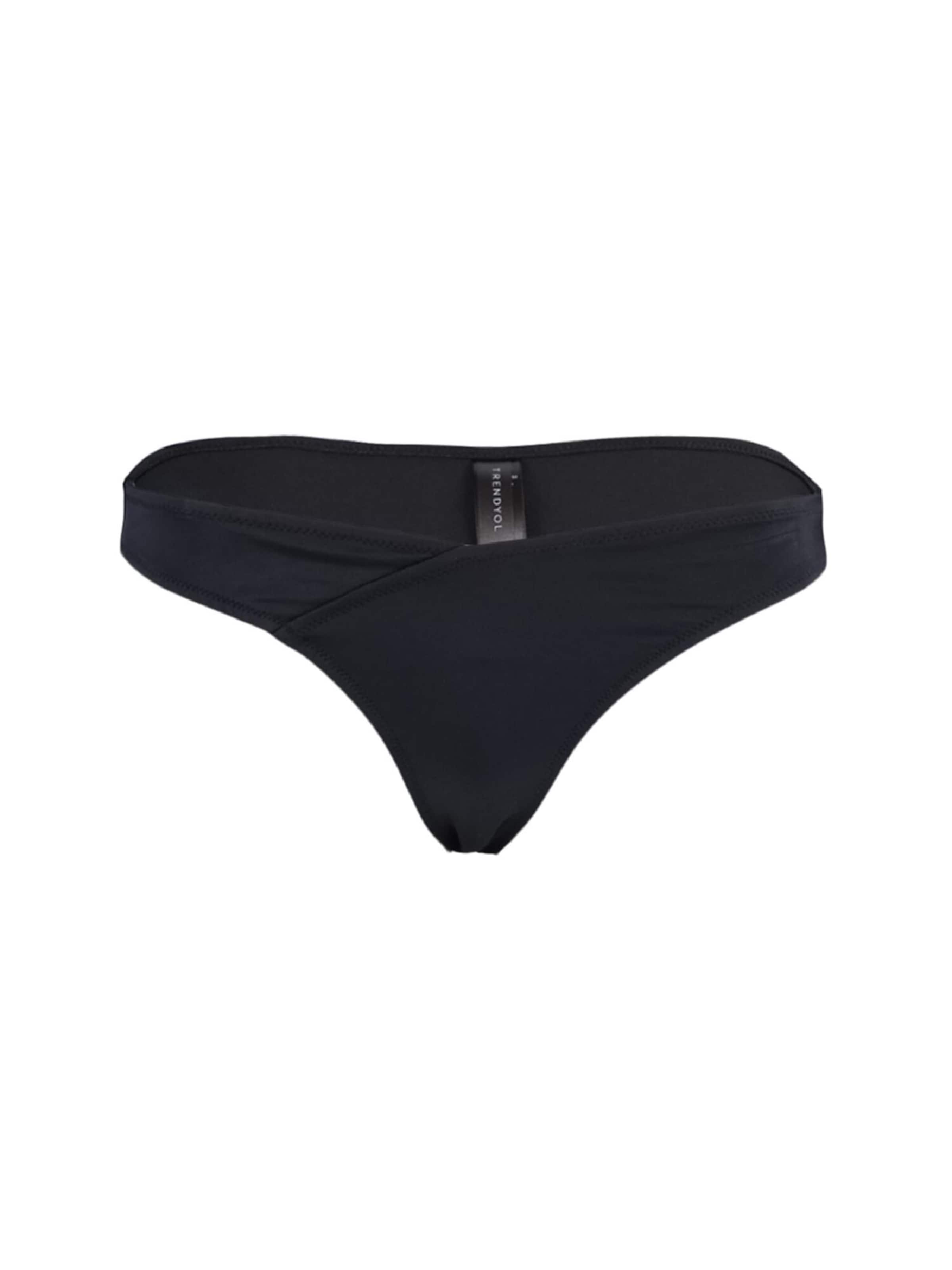 Trendyol - Braga de bikini en negro: frente