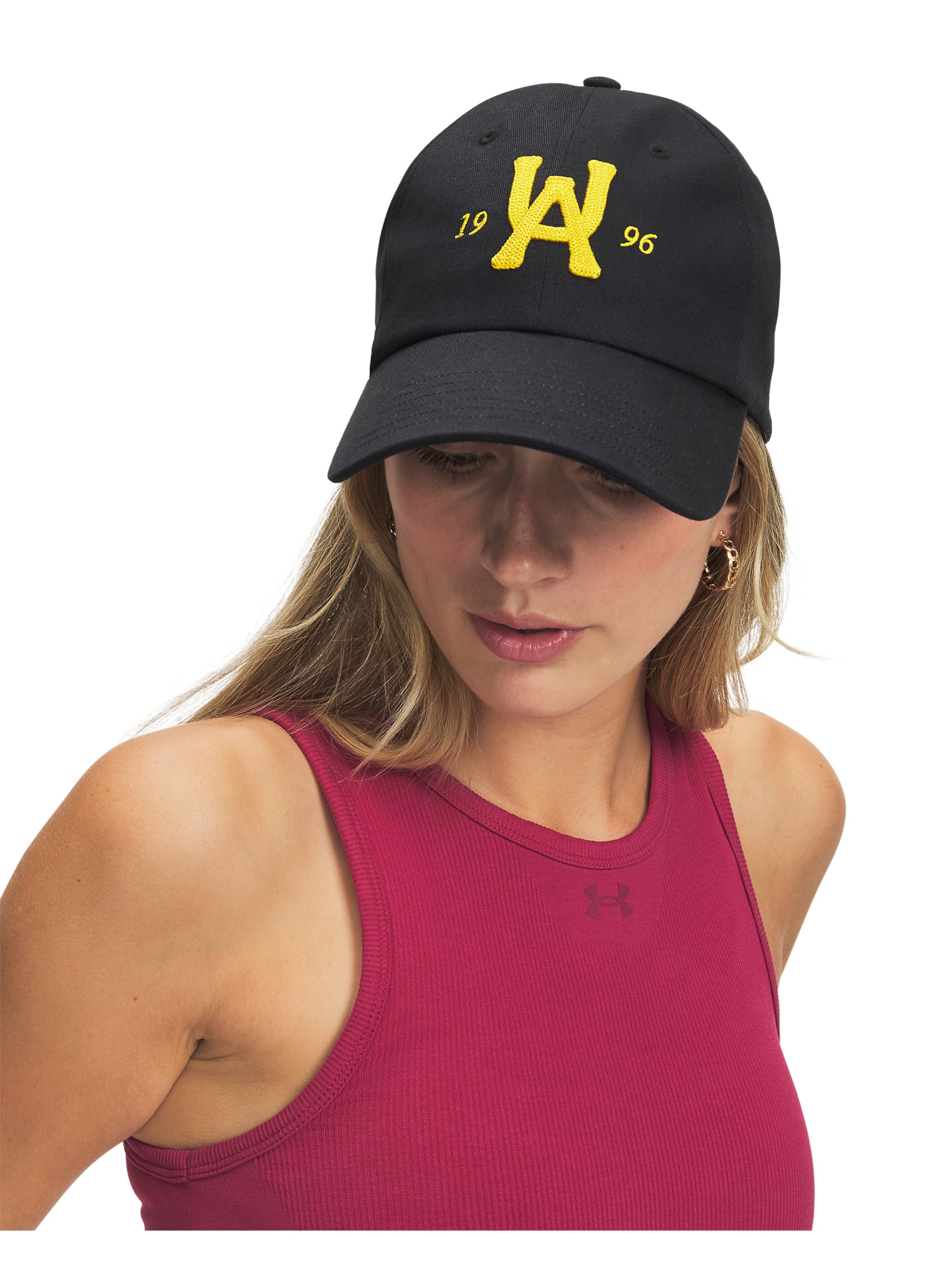 UNDER ARMOUR Sports cap in Black: front