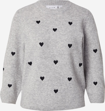 Pullover 'VIHEART' di VILA in grigio: frontale