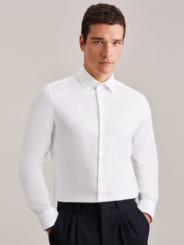 SEIDENSTICKER Slim fit Zakelijk overhemd in Wit: voorkant