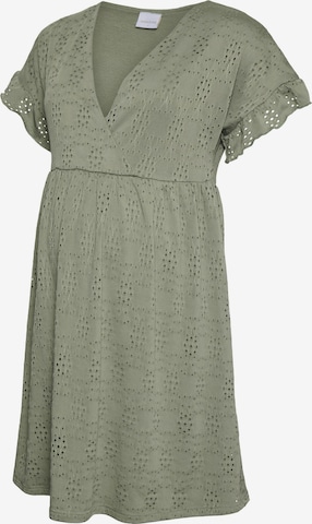 MAMALICIOUS Dress 'DINNE' in Green: front