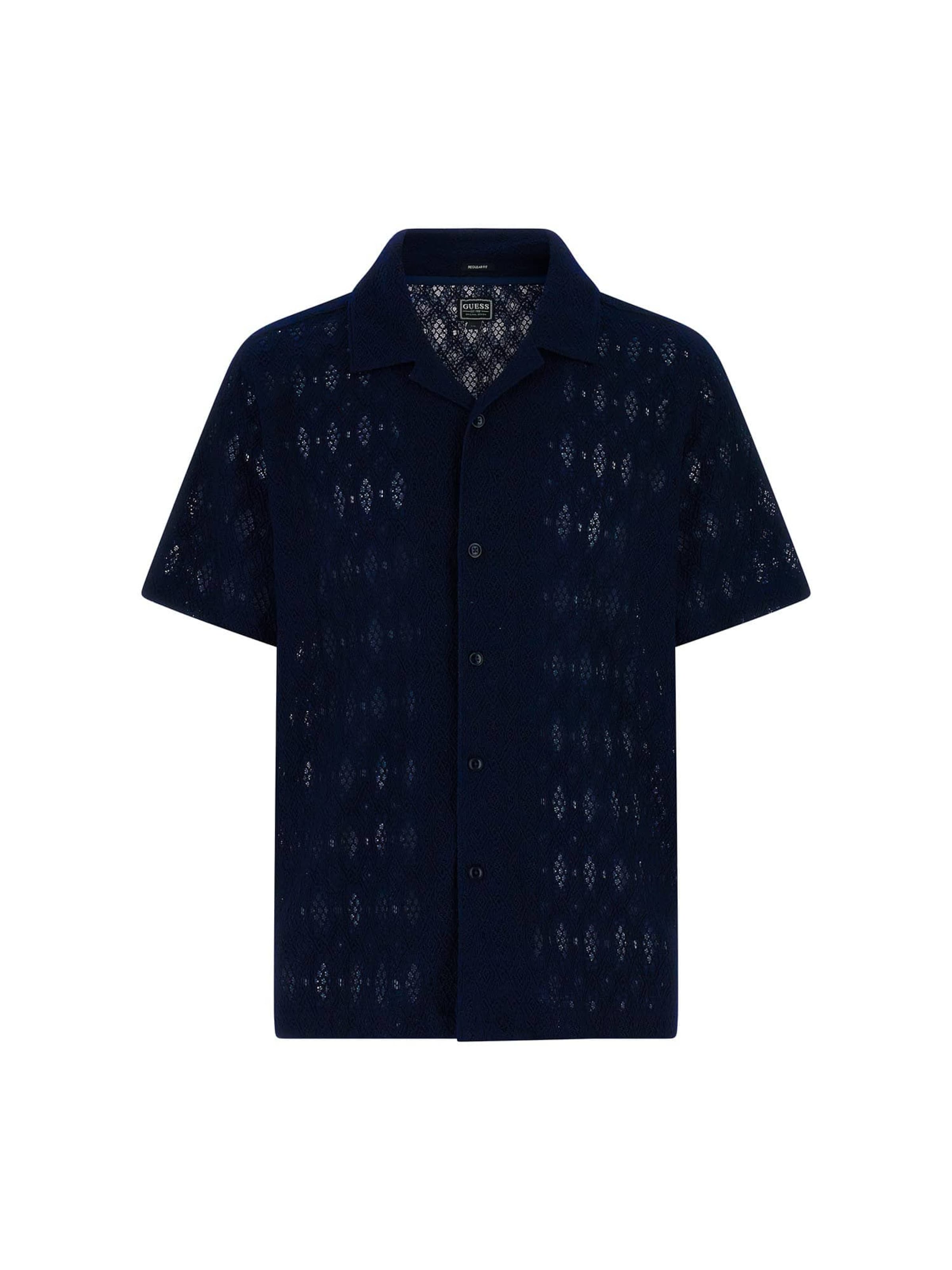 GUESS Regular fit Button Up Shirt in Blue: front