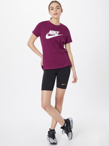 Nike Sportswear Shirt 'Futura' in Purple