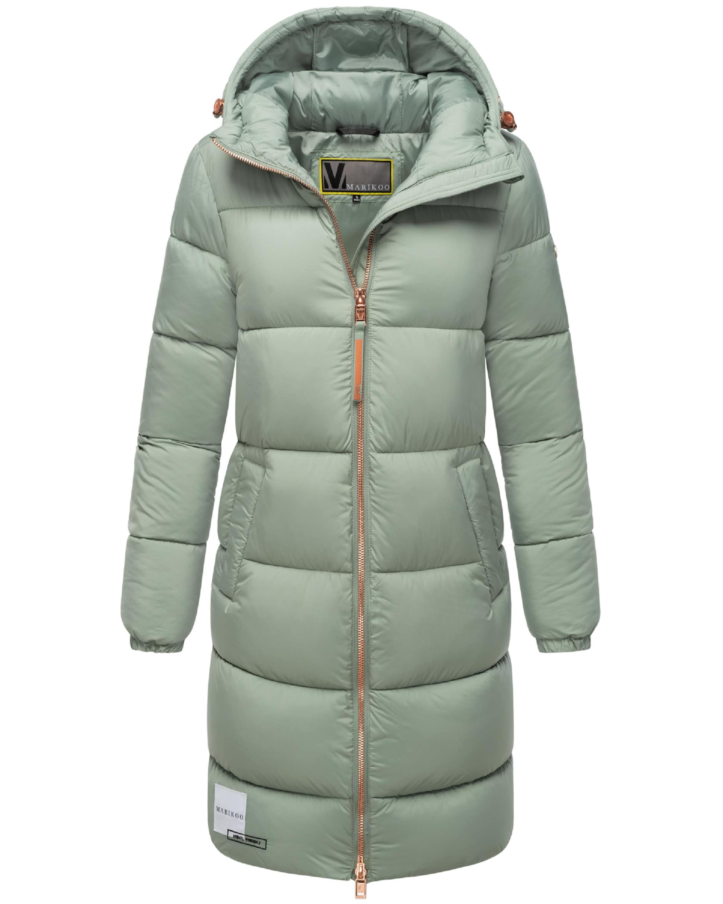 MARIKOO Зимнее пальто в Зеленый