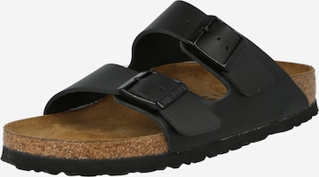 Zoccoletto 'Arizona' di BIRKENSTOCK in nero: frontale