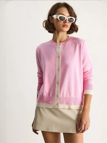 Bianco Lucci Strickjacke in Pink