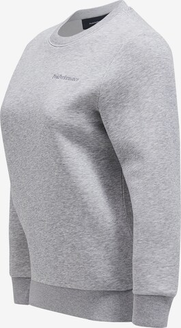 PEAK PERFORMANCE Sweatshirt in Grey