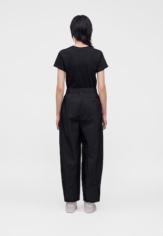 Jordan - Pierna ancha Pantalón plisado 'Brooklyn' en negro