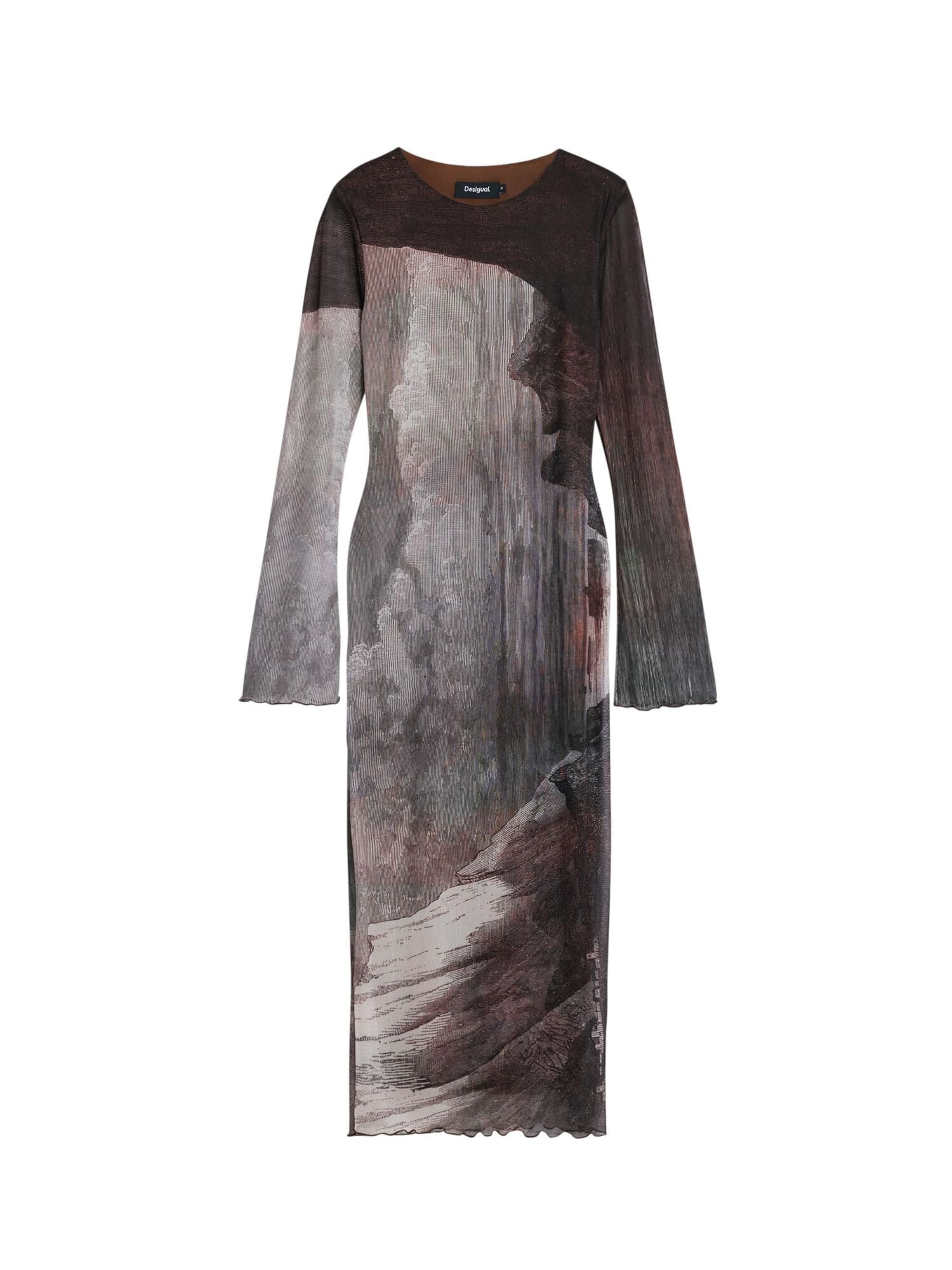 Desigual Kleit, värv pruun: eest vaates