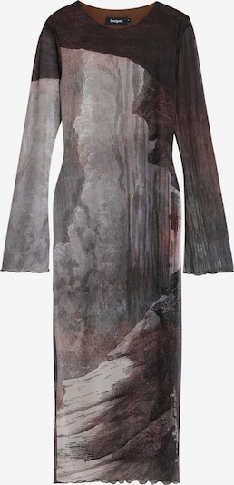 Desigual Šaty - tmavohnedá / biela, Produkt