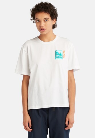 T-shirt TIMBERLAND en blanc : devant