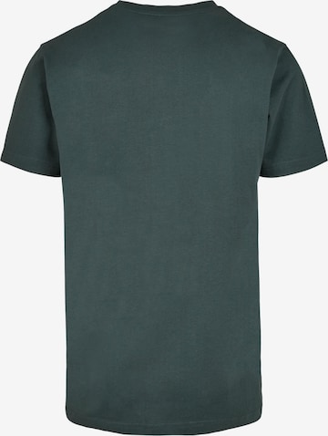 Merchcode Тениска 'Never On Time' в зелено