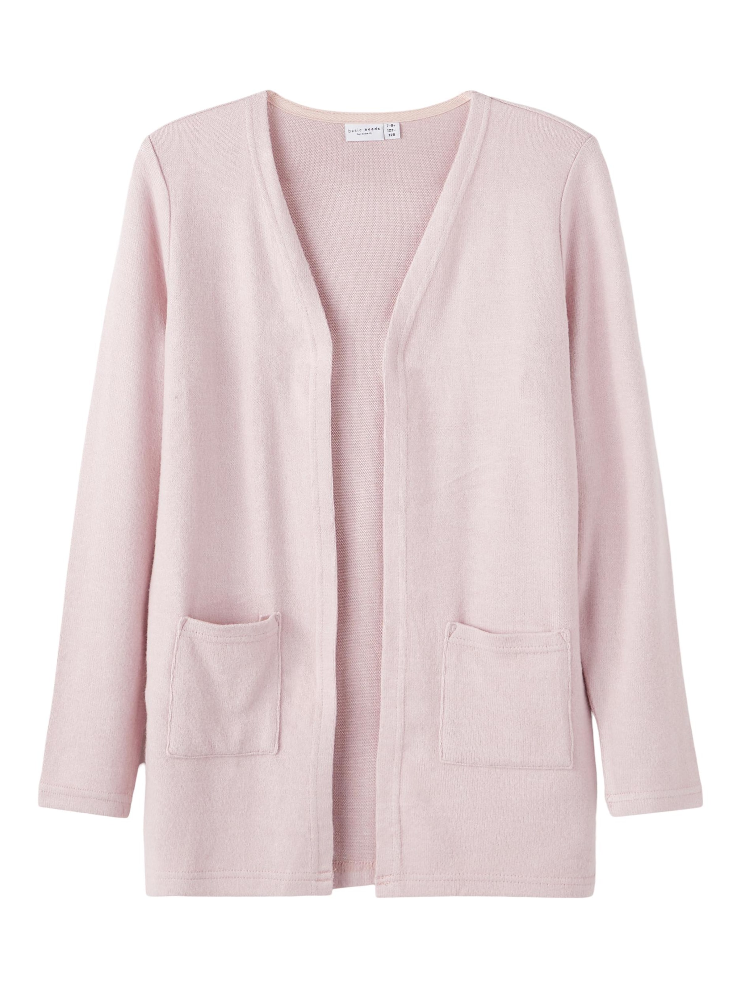 NAME IT Neuletakki &#x27;NKFVicti&#x27; värissä vaaleanpunainen: etupuoli