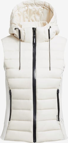 khujo Vest 'Fabia2' in White: front