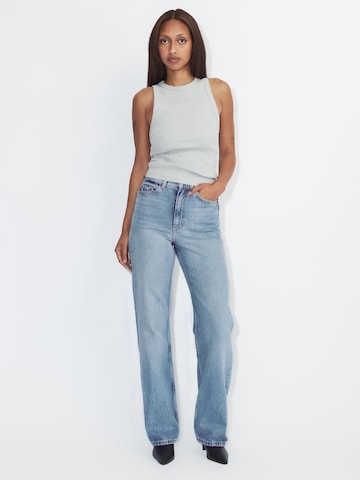 Dr. Denim Regular Jeans 'Echo High Straight' in Blauw