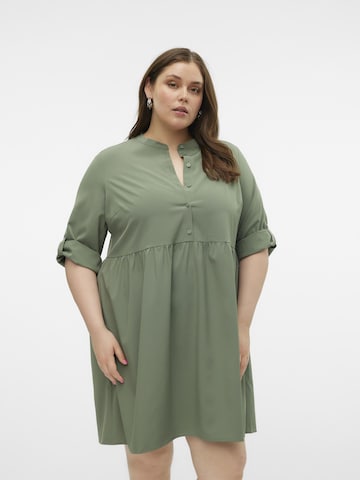 Robe 'Eva' Vero Moda Curve en vert : devant