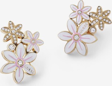 GUESS Earrings 'White Lotus' in Gold: front