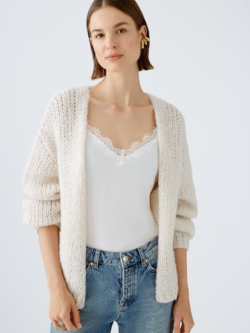 Cardigan OUI en beige : devant