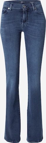 Flared Jeans 'Illusion Overcast' di 7 for all mankind in blu: frontale