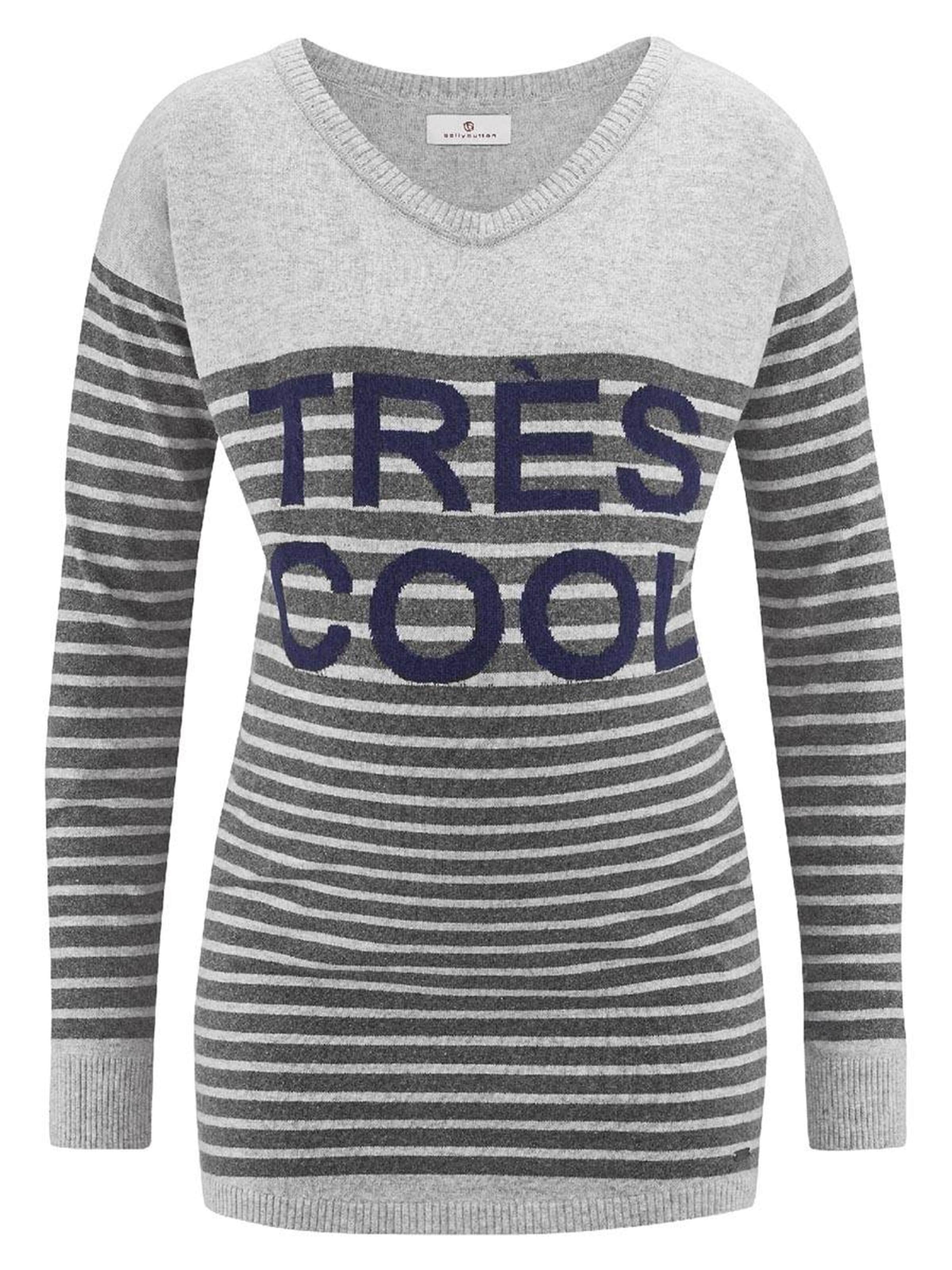 BELLYBUTTON Sweatshirt 'Terzia'‌‌ in Grau: Vorderseite