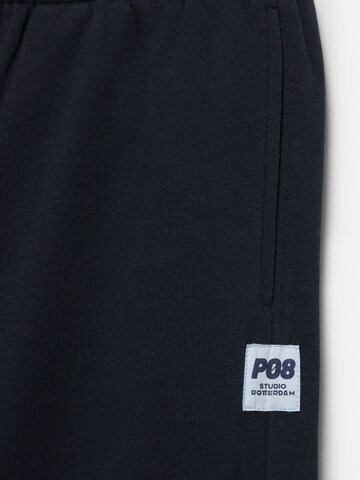 Pull&Bear Baggy Hose in Blau