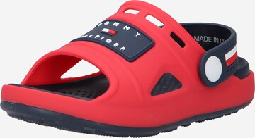 TOMMY HILFIGER Sandals & Slippers in Red: front