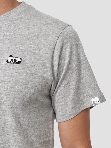 Mikon Shirt 'Panda' in Grey