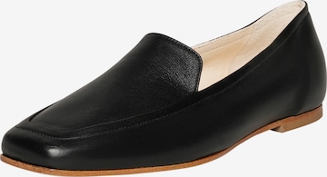 Henry Stevens Classic Flats 'Audrey HVL' in Black: front