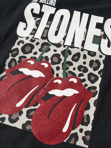 NAME IT - Top 'Glitzer' en negro