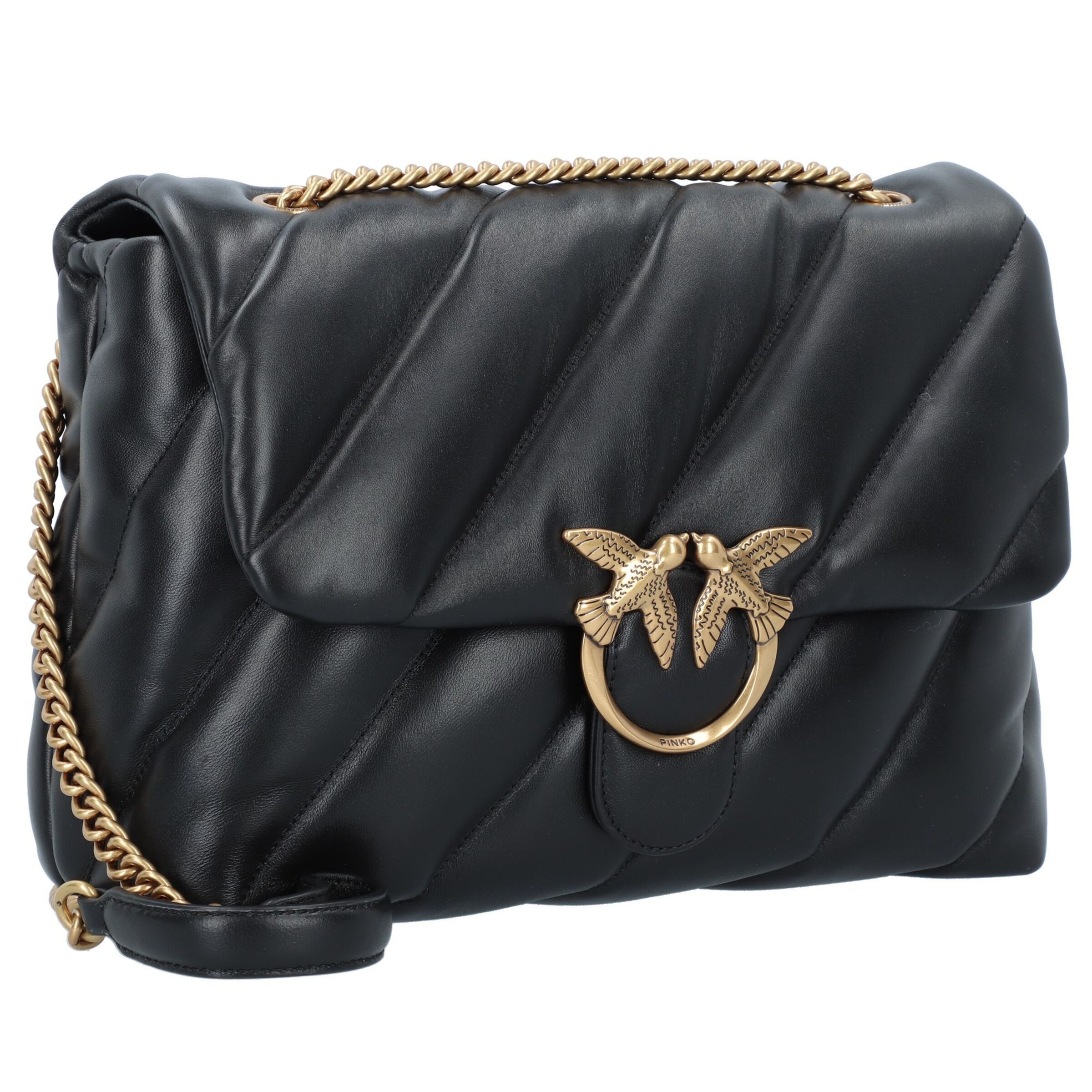 PINKO Schoudertas 'Love ' in Zwart