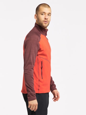 Haglöfs Athletic Fleece Jacket 'Heron' in Orange