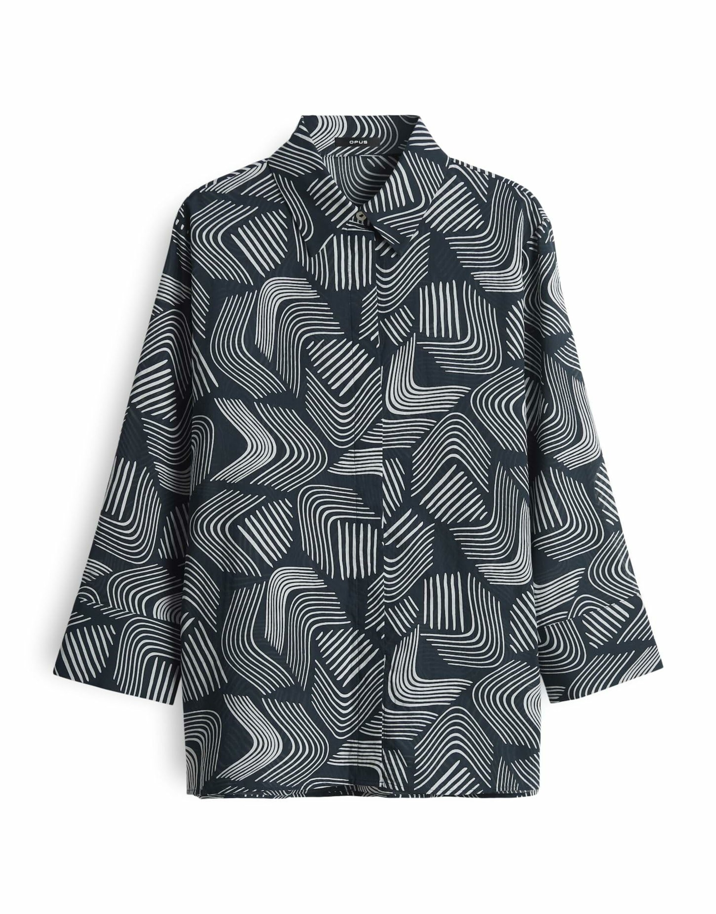 OPUS Bluse in Blau: Vorderseite