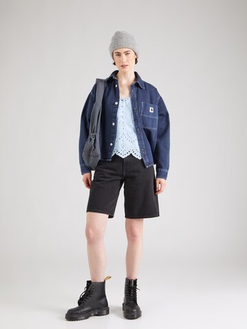 PIECES Top 'PCVILDE' in Blauw