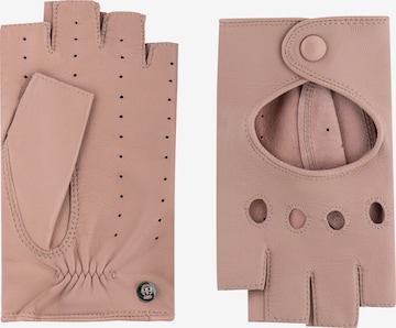 Roeckl Lederhandschuhe 'FLORENZ AUTOFAHRER' in Pink: Vorderseite