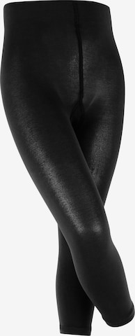 FALKE Skinny Leggings 'Cotton Touch' in Black: front