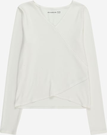 Abercrombie & Fitch - Camisola 'ESSENTIAL' em branco: frente