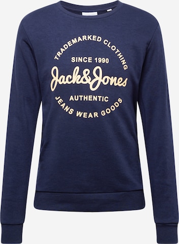 JACK & JONESSweater majica 'FOREST' - plava boja: prednji dio