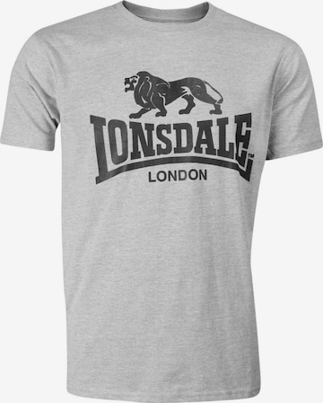 Maglietta 'Logo' di LONSDALE in grigio: frontale