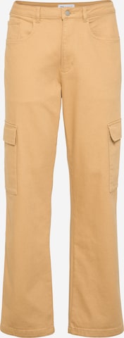 NU-IN Regular Cargobroek in Beige: voorkant