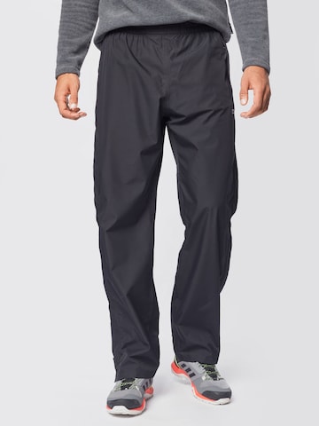 CMP Regular Outdoor Pants in Black: front