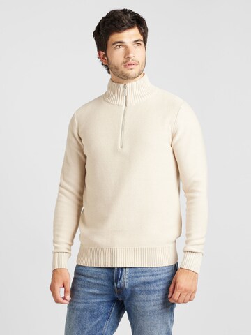 SELECTED Sweater 'AXEL' in Beige: front