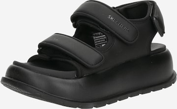 Sandalo 'GALAXY CORE' di SKECHERS in nero: frontale