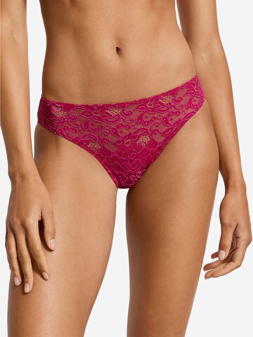 Hanro - Cueca ' Moments ' em vermelho: frente