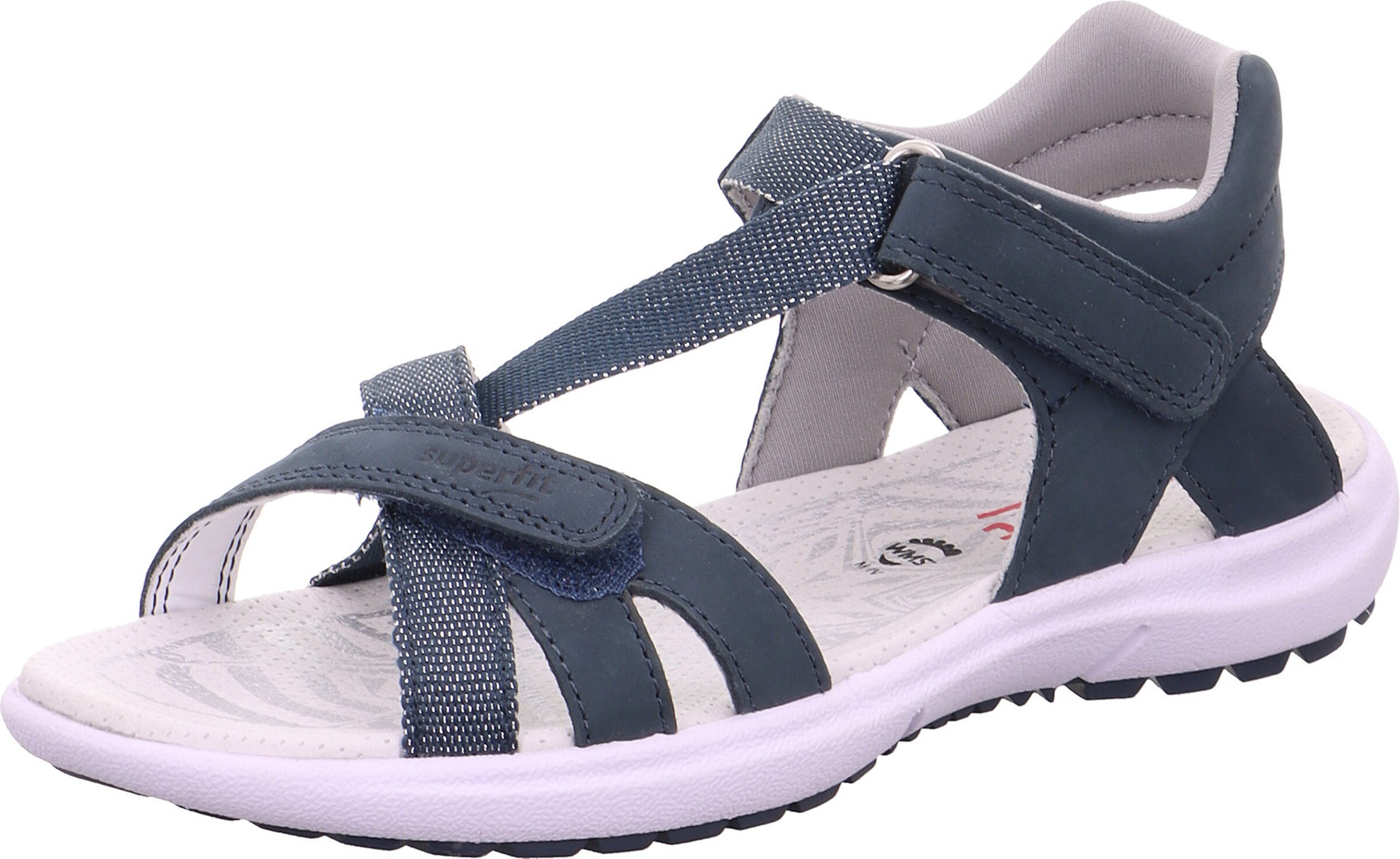 SUPERFIT Sandalen 'Rainbow' in Blau: Vorderseite