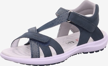 SUPERFIT Sandalen 'Rainbow' in Blau: Vorderseite