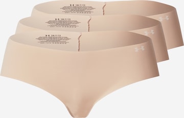 UNDER ARMOUR Sports underpants in Beige: front