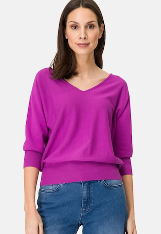 Pull-over zero en violet : devant